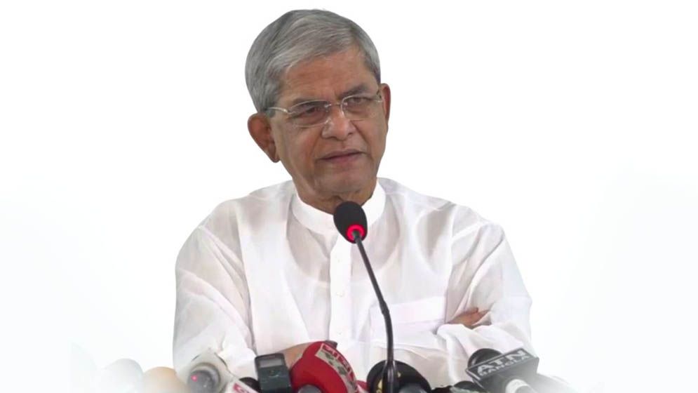 প্রধান উপদেষ্টার বক্তব্যে আশাহত হয়েছি: মির্জা ফখরুল